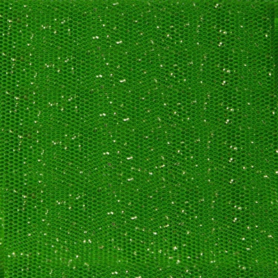 Сетка Глиттер, 24 г/м2, шир.145 см., зеленый - купить в Саранске. Цена 117.24 руб.