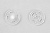 Кнопки пришивные пластиковые 13 мм, блистер 24шт, цв.-прозрачные - купить в Саранске. Цена: 62.27 руб.