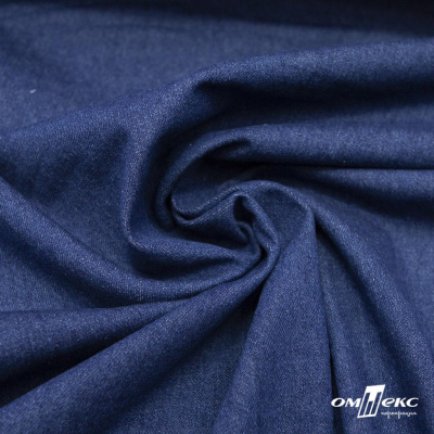 Ткань костюмная "Джинс", 315 г/м2, 100% хлопок, шир. 150 см,   Цв. 7/ Dark blue - купить в Саранске. Цена 588 руб.