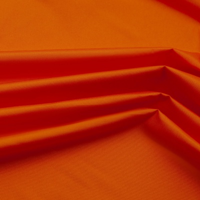 Поли понж (Дюспо) 17-1350, PU/WR, 65 гр/м2, шир.150см, цвет оранжевый - купить в Саранске. Цена 82.93 руб.