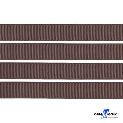 Репсовая лента 005, шир. 6 мм/уп. 50+/-1 м, цвет коричневый - купить в Саранске. Цена: 88.45 руб.