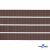 Репсовая лента 005, шир. 6 мм/уп. 50+/-1 м, цвет коричневый - купить в Саранске. Цена: 88.45 руб.