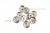 Кнопки пришивные 30 мм никель - купить в Саранске. Цена: 18.68 руб.