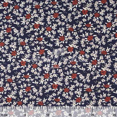 Плательная ткань "Фламенко" 7.2, 80 гр/м2, шир.150 см, принт растительный - купить в Саранске. Цена 239.03 руб.