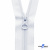 Спиральная молния Т5 501, 65 см, автомат, цвет белый - купить в Саранске. Цена: 14.83 руб.