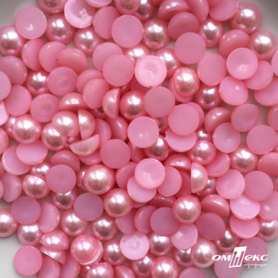 0404-5146В-Полубусины пластиковые круглые "ОмТекс", 10 мм, (уп.50гр=175+/-3шт), цв.101-св.розовый - купить в Саранске. Цена: 64.11 руб.