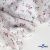 Ткань Муслин принт, 100% хлопок, 125 гр/м2, шир. 140 см, #2308 цв. 6 белый с цветком - купить в Саранске. Цена 413.11 руб.