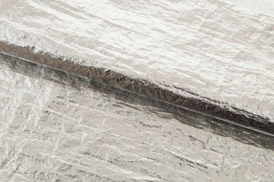 Текстильный материал "Диско"#1805 с покрытием РЕТ, 40гр/м2, 100% полиэстер, цв.2-серебро - купить в Саранске. Цена 444.86 руб.