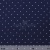 Креп стрейч Амузен, 85 г/м2, 19-3920 (т. синий)/белый мелкий горох, шир.150 см - купить в Саранске. Цена 220.50 руб.