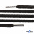 Шнурки #106-09, круглые 130 см, цв.чёрный - купить в Саранске. Цена: 21.92 руб.
