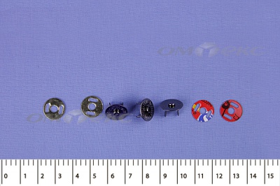 Кнопки магнитные МКМ-02, диам. 18 мм, чёрный никель - купить в Саранске. Цена: 14.49 руб.
