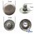 Кнопка металлическая "Альфа" с пружиной, 15 мм (уп. 720+/-20 шт), цвет никель - купить в Саранске. Цена: 1 466.73 руб.