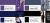 Костюмная ткань "Элис" 18-3921, 200 гр/м2, шир.150см, цвет голубика - купить в Саранске. Цена 303.10 руб.
