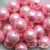 0404-00108-Бусины пластиковые под жемчуг "ОмТекс", 16 мм, (уп.50гр=24+/-1шт) цв.101-св.розовый - купить в Саранске. Цена: 44.18 руб.