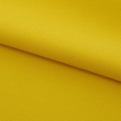 Креп стрейч Амузен 14-0756, 85 гр/м2, шир.150см, цвет жёлтый - купить в Саранске. Цена 194.07 руб.