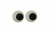 Глазки для игрушек, круглые, с бегающими зрачками, 15 мм/упак.50+/-2 шт, цв. -черно-белые - купить в Саранске. Цена: 46.92 руб.