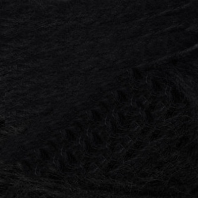 Пряжа "Астория", 35% шерсть, 65% хлопок, 50гр, 180м, цв.003-черный - купить в Саранске. Цена: 76.69 руб.
