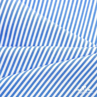 Ткань сорочечная Полоска Кенди, 115 г/м2, 58% пэ,42% хл, шир.150 см, цв.3-синий, (арт.110) - купить в Саранске. Цена 306.69 руб.
