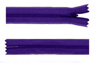 Молния потайная Т3 866, 50 см, капрон, цвет фиолетовый - купить в Саранске. Цена: 8.62 руб.