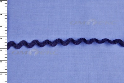 Тесьма плетеная "Вьюнчик"/т.синий - купить в Саранске. Цена: 48.03 руб.