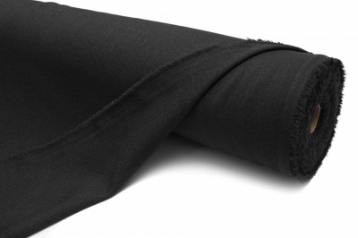 Ткань костюмная 21699 1144/1178, 236 гр/м2, шир.150см, цвет чёрный - купить в Саранске. Цена 455.40 руб.
