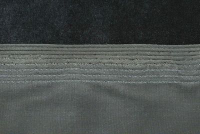 Бархат стрейч, 240 гр/м2, шир.160см, (2,4 м/кг), цвет 10/т.серый - купить в Саранске. Цена 886.02 руб.