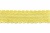Тесьма кружевная 0621-1212А, шир. 45 мм/уп. 20+/-1 м, цвет 017-жёлтый - купить в Саранске. Цена: 1 033.32 руб.