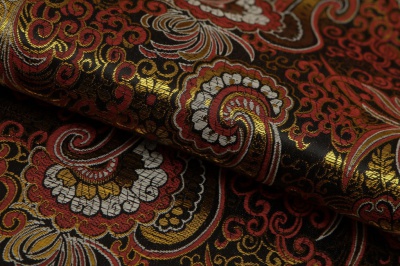 Ткань костюмная жаккард, 135 гр/м2, шир.150см, цвет бордо№6 - купить в Саранске. Цена 441.95 руб.