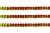 Пайетки "ОмТекс" на нитях, CREAM, 6 мм С / упак.73+/-1м, цв. 96 - красный - купить в Саранске. Цена: 484.77 руб.