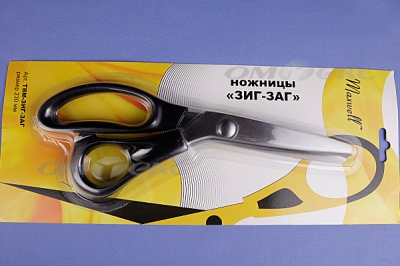 Ножницы ЗИГ-ЗАГ "MAXWELL" 230 мм - купить в Саранске. Цена: 1 041.25 руб.