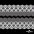 Кружево на сетке LY1984, шир.110 мм, (уп. 13,7 м ), цв.01-белый - купить в Саранске. Цена: 877.53 руб.