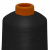 Нитки текстурированные кручёные, намот. 15 000 м, цвет чёрный - купить в Саранске. Цена: 237.24 руб.