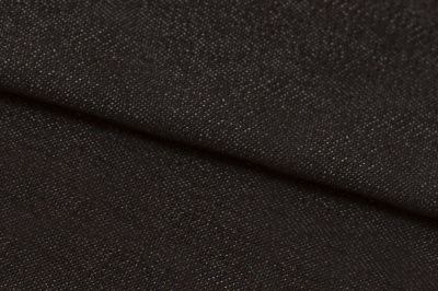 Ткань джинсовая №96, 160 гр/м2, шир.148см, цвет чёрный - купить в Саранске. Цена 350.42 руб.