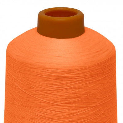 Нитки текстурированные некручёные 457, намот. 15 000 м, цвет оранжевый - купить в Саранске. Цена: 204.10 руб.