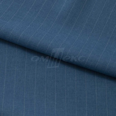 Костюмная ткань "Жаклин", 188 гр/м2, шир. 150 см, цвет серо-голубой - купить в Саранске. Цена 426.49 руб.