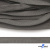 Шнур плетеный (плоский) d-12 мм, (уп.90+/-1м), 100% полиэстер, цв.265 - св.серый - купить в Саранске. Цена: 8.62 руб.