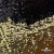 Трикотажное полотно, Сетка с пайетками, шир.130 см, #315, цв.-чёрный/золото - купить в Саранске. Цена 693.39 руб.