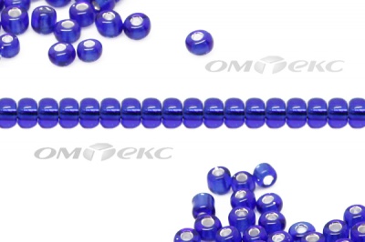 Бисер (SL) 11/0 ( упак.100 гр) цв.28 - синий - купить в Саранске. Цена: 53.34 руб.