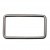 Рамка металлическая прямоугольная, 40 х 15 мм- тём.никель - купить в Саранске. Цена: 4.60 руб.