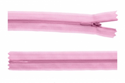 Молния потайная Т3 513, 60 см, капрон, цвет св.розовый - купить в Саранске. Цена: 10.13 руб.