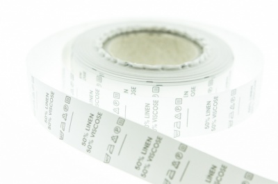Состав и уход за тк. Linen 50%  Viscose 50%  1000шт - купить в Саранске. Цена: 476.84 руб.
