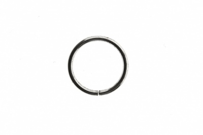 Кольцо металлическое d-15 мм, цв.-никель - купить в Саранске. Цена: 2.45 руб.