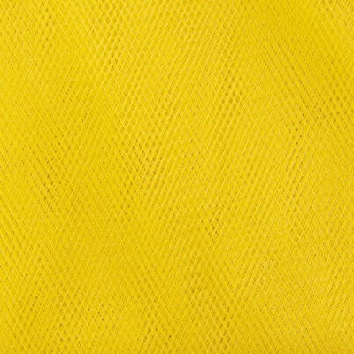 Фатин матовый 16-70, 12 гр/м2, шир.300см, цвет жёлтый - купить в Саранске. Цена 112.70 руб.