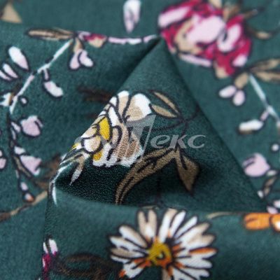 Плательная ткань "Фламенко" 6.1, 80 гр/м2, шир.150 см, принт растительный - купить в Саранске. Цена 241.49 руб.