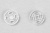 Кнопки пришивные пластиковые 11,5 мм, блистер 24шт, цв.-прозрачные - купить в Саранске. Цена: 59.44 руб.