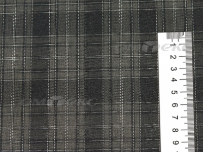 Ткань костюмная клетка 25235 2004, 185 гр/м2, шир.150см, цвет серый/бел - купить в Саранске. Цена 