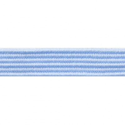 Резиновые нити с текстильным покрытием, шир. 6 мм ( упак.30 м/уп), цв.- 108-голубой - купить в Саранске. Цена: 155.22 руб.