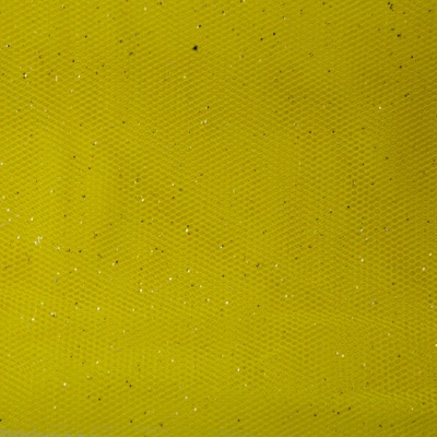 Сетка Глиттер, 24 г/м2, шир.145 см., желтый - купить в Саранске. Цена 117.24 руб.