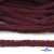 Шнур плетеный d-6 мм круглый, 70% хлопок 30% полиэстер, уп.90+/-1 м, цв.1070-бордовый - купить в Саранске. Цена: 588 руб.