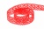 Тесьма кружевная 0621-1346А, шир. 13 мм/уп. 20+/-1 м, цвет 037-красный - купить в Саранске. Цена: 563.45 руб.